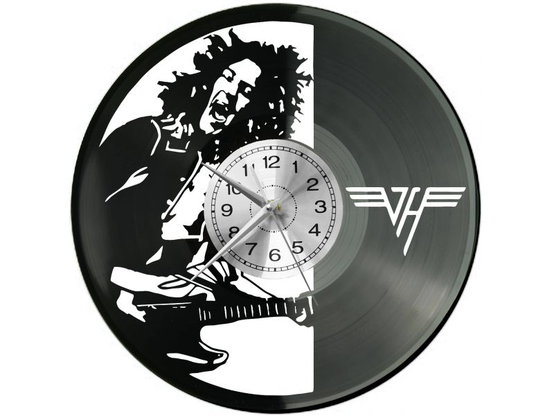 VanHalen Vinyl Zegar Ścienny Płyta Winylowa Nowoczesny Dekoracyjny Na Prezent Urodziny