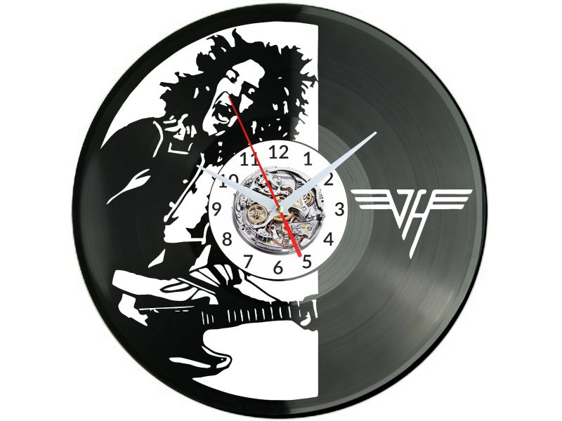 VanHalen Vinyl Zegar Ścienny Płyta Winylowa Nowoczesny Dekoracyjny Na Prezent Urodziny