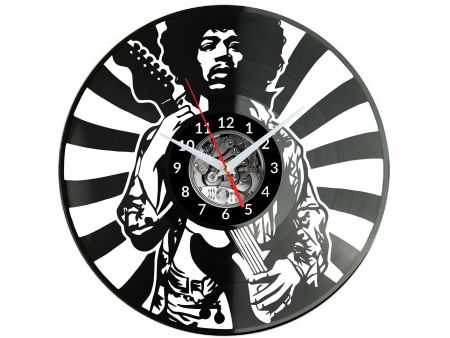 Jimmi Hendrix Vinyl Zegar Ścienny Płyta Winylowa Nowoczesny Dekoracyjny Na Prezent Urodziny