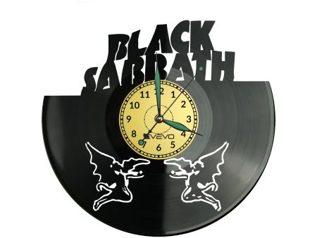 Black Sabbath Vinyl Zegar Ścienny Płyta Winylowa Nowoczesny Dekoracyjny Na Prezent Urodziny