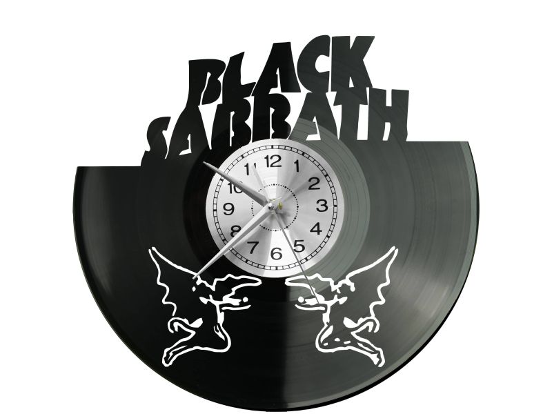 Black Sabbath Vinyl Zegar Ścienny Płyta Winylowa Nowoczesny Dekoracyjny Na Prezent Urodziny