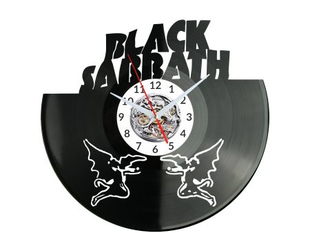 Black Sabbath Vinyl Zegar Ścienny Płyta Winylowa Nowoczesny Dekoracyjny Na Prezent Urodziny