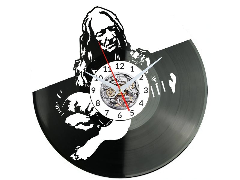 Willie Nelson Vinyl Zegar Ścienny Płyta Winylowa Nowoczesny Dekoracyjny Na Prezent Urodziny