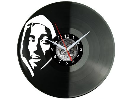 2PAC Vinyl Zegar Ścienny Płyta Winylowa Nowoczesny Dekoracyjny Na Prezent Urodziny