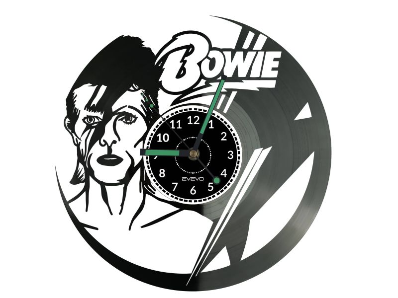 DAWID BOWIE Vinyl Zegar Ścienny Płyta Winylowa Nowoczesny Dekoracyjny Na Prezent Urodziny