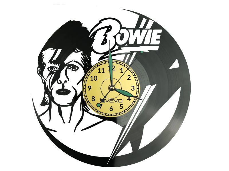 DAWID BOWIE Vinyl Zegar Ścienny Płyta Winylowa Nowoczesny Dekoracyjny Na Prezent Urodziny