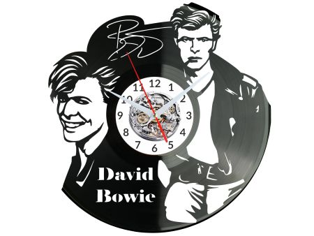 DAWID BOWIE Vinyl Zegar Ścienny Płyta Winylowa Nowoczesny Dekoracyjny Na Prezent Urodziny