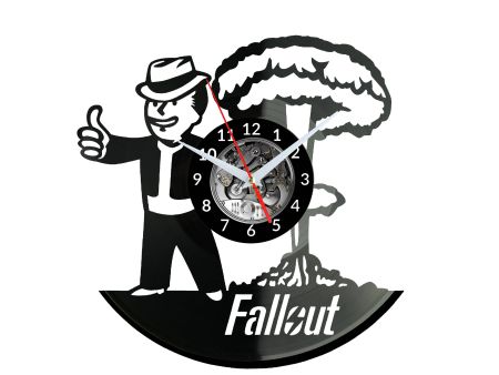 FALLOUT Vinyl Zegar Ścienny Płyta Winylowa Nowoczesny Dekoracyjny Na Prezent Urodziny