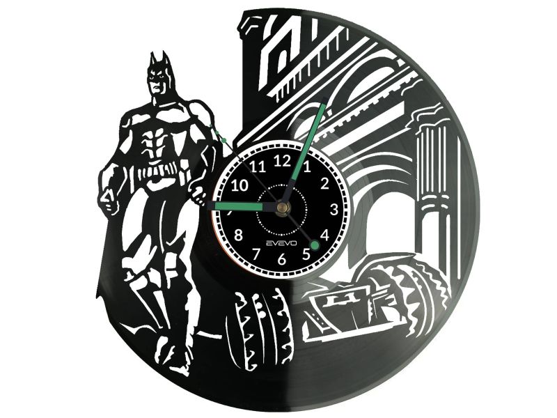 BATMAN Vinyl Zegar Ścienny Płyta Winylowa Nowoczesny Dekoracyjny Na Prezent Urodziny