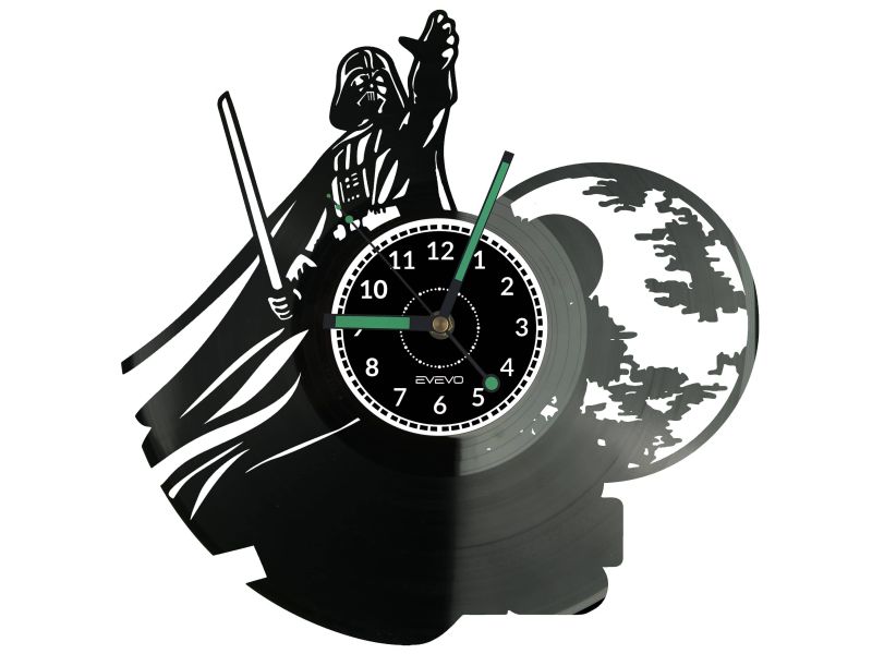 STAR WARS Vinyl Zegar Ścienny Płyta Winylowa Nowoczesny Dekoracyjny Na Prezent Urodziny