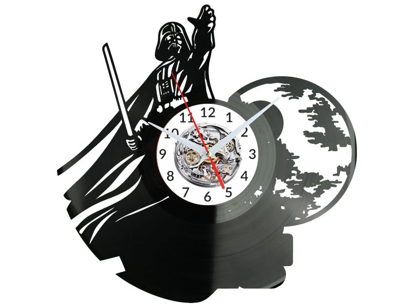 STAR WARS Vinyl Zegar Ścienny Płyta Winylowa Nowoczesny Dekoracyjny Na Prezent Urodziny