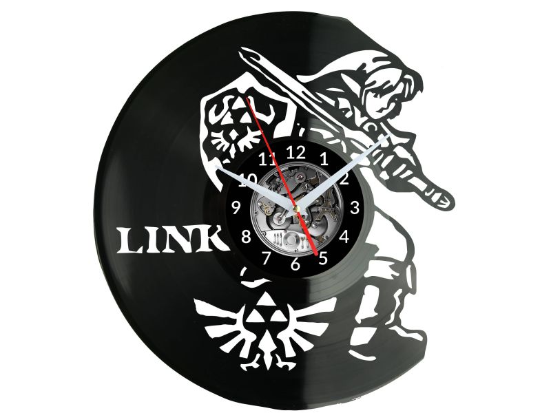 Zelda Vinyl Zegar Ścienny Płyta Winylowa Nowoczesny Dekoracyjny Na Prezent Urodziny