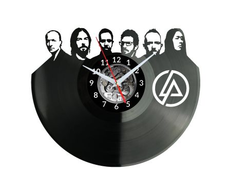 Linkin Park Vinyl Zegar Ścienny Płyta Winylowa Nowoczesny Dekoracyjny Na Prezent Urodziny