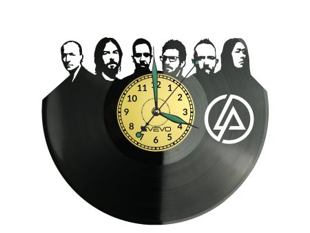 Linkin Park Vinyl Zegar Ścienny Płyta Winylowa Nowoczesny Dekoracyjny Na Prezent Urodziny