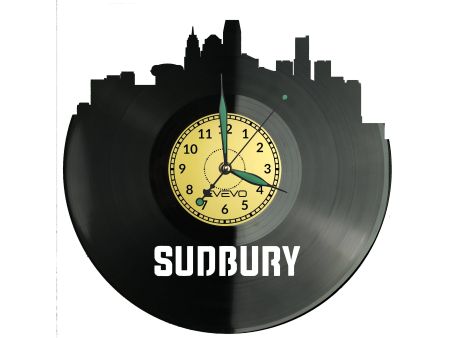  Sudbury Vinyl Zegar Ścienny Płyta Winylowa Nowoczesny Dekoracyjny Na Prezent Urodziny