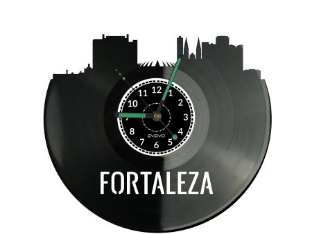 Fortaleza Vinyl Zegar Ścienny Płyta Winylowa Nowoczesny Dekoracyjny Na Prezent Urodziny