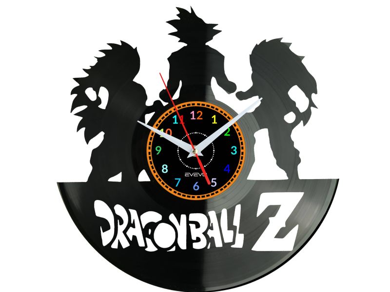 Dragon Ball Vinyl Zegar Ścienny Płyta Winylowa Nowoczesny Dekoracyjny Na Prezent Urodziny