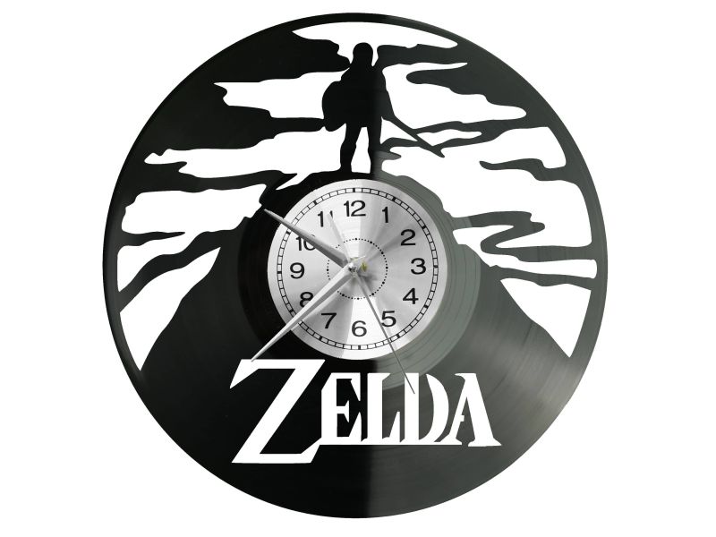 Zelda Vinyl Zegar Ścienny Płyta Winylowa Nowoczesny Dekoracyjny Na Prezent Urodziny