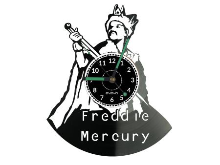 Freddie Mercury Vinyl Zegar Ścienny Płyta Winylowa Nowoczesny Dekoracyjny Na Prezent Urodziny