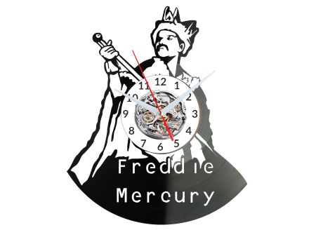 Freddie Mercury Vinyl Zegar Ścienny Płyta Winylowa Nowoczesny Dekoracyjny Na Prezent Urodziny