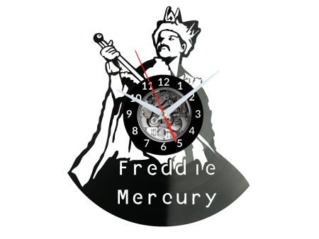 Freddie Mercury Vinyl Zegar Ścienny Płyta Winylowa Nowoczesny Dekoracyjny Na Prezent Urodziny