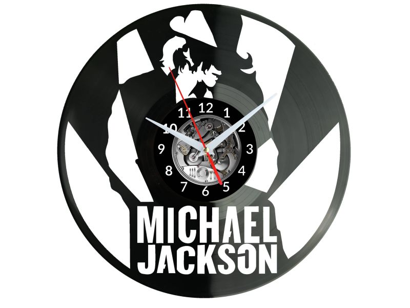 Michael Jackson Vinyl Zegar Ścienny Płyta Winylowa Nowoczesny Dekoracyjny Na Prezent Urodziny