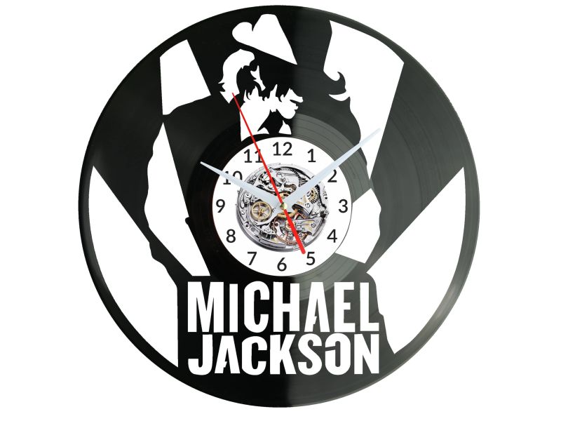 Michael Jackson Vinyl Zegar Ścienny Płyta Winylowa Nowoczesny Dekoracyjny Na Prezent Urodziny