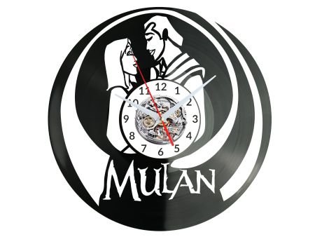 Mulan Vinyl Zegar Ścienny Płyta Winylowa Nowoczesny Dekoracyjny Na Prezent Urodziny