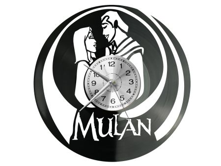 Mulan Vinyl Zegar Ścienny Płyta Winylowa Nowoczesny Dekoracyjny Na Prezent Urodziny