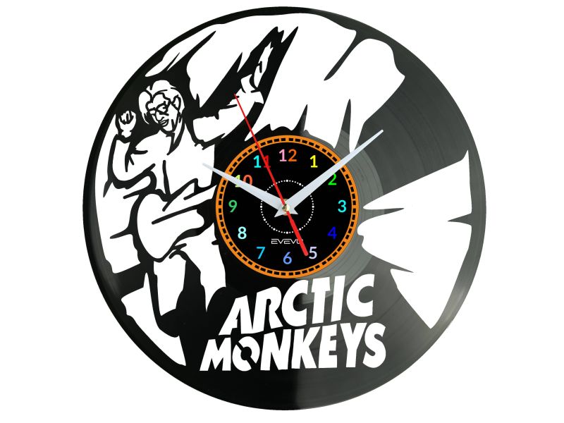 Arctic Monkeys Vinyl Zegar Ścienny Płyta Winylowa Nowoczesny Dekoracyjny Na Prezent Urodziny