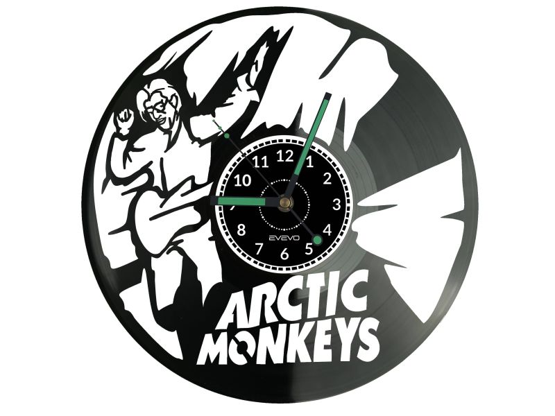 Arctic Monkeys Vinyl Zegar Ścienny Płyta Winylowa Nowoczesny Dekoracyjny Na Prezent Urodziny