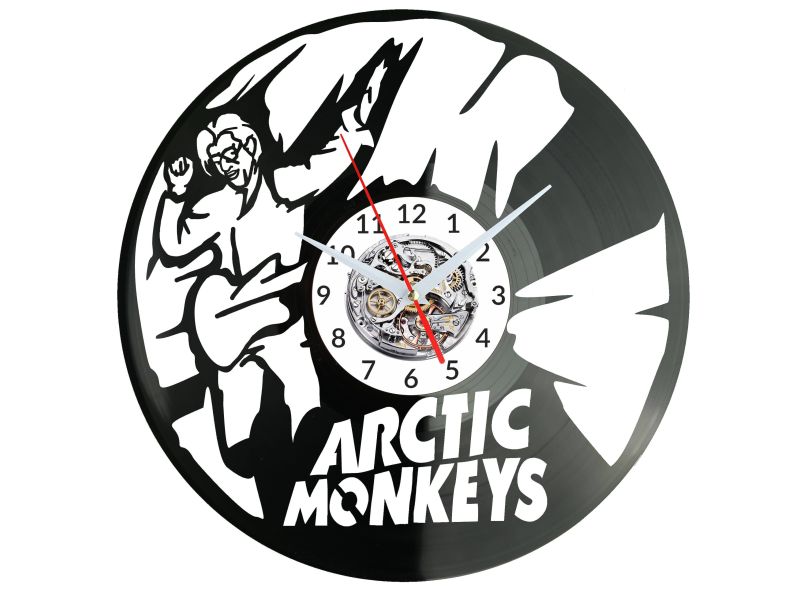 Arctic Monkeys Vinyl Zegar Ścienny Płyta Winylowa Nowoczesny Dekoracyjny Na Prezent Urodziny