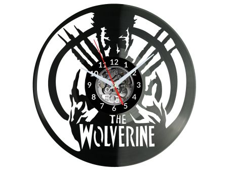 Wolverine Vinyl Zegar Ścienny Płyta Winylowa Nowoczesny Dekoracyjny Na Prezent Urodziny