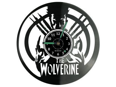 Wolverine Vinyl Zegar Ścienny Płyta Winylowa Nowoczesny Dekoracyjny Na Prezent Urodziny