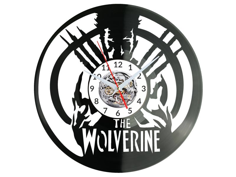 Wolverine Vinyl Zegar Ścienny Płyta Winylowa Nowoczesny Dekoracyjny Na Prezent Urodziny