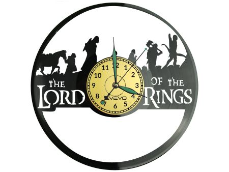 The Lord of The Rings Vinyl Zegar Ścienny Płyta Winylowa Nowoczesny Dekoracyjny Na Prezent Urodziny