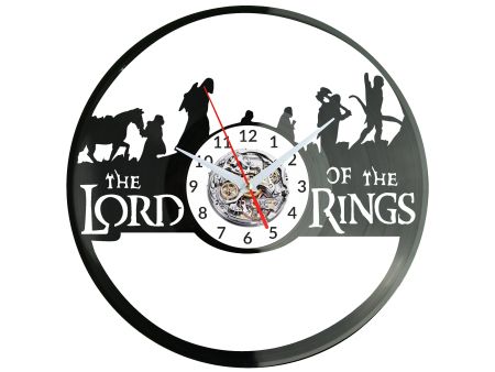 The Lord of The Rings Vinyl Zegar Ścienny Płyta Winylowa Nowoczesny Dekoracyjny Na Prezent Urodziny