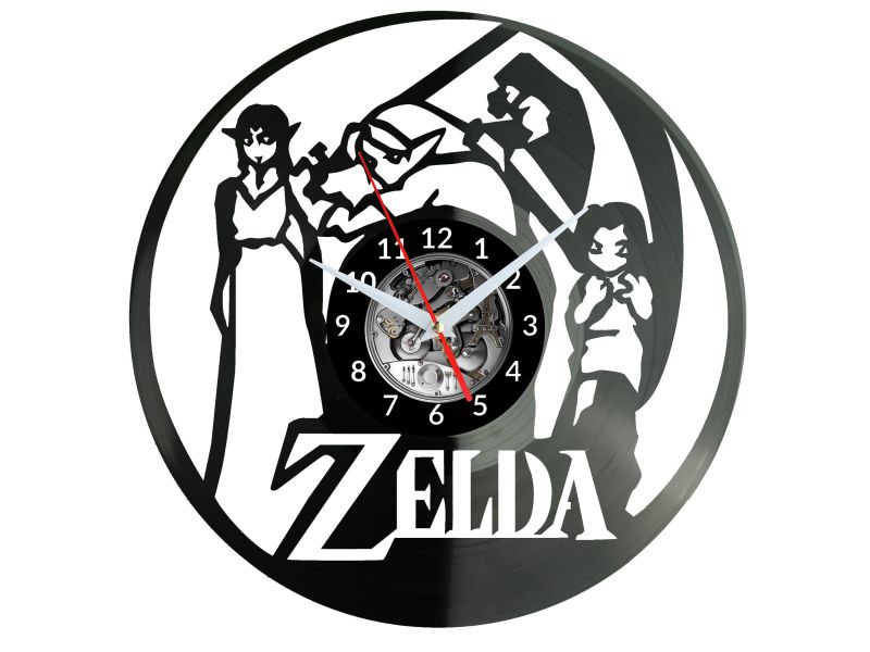 The Legend of Zelda Vinyl Zegar Ścienny Płyta Winylowa Nowoczesny Dekoracyjny Na Prezent Urodziny