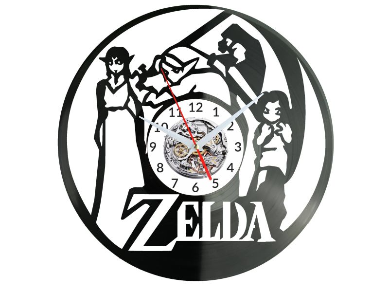 The Legend of Zelda Vinyl Zegar Ścienny Płyta Winylowa Nowoczesny Dekoracyjny Na Prezent Urodziny