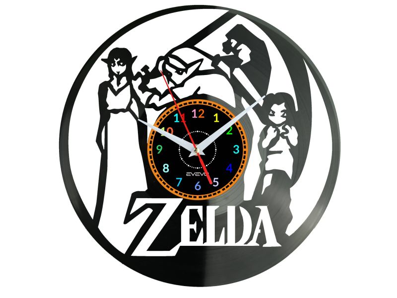 The Legend of Zelda Vinyl Zegar Ścienny Płyta Winylowa Nowoczesny Dekoracyjny Na Prezent Urodziny