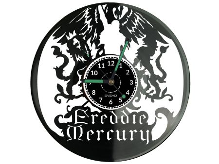 Freddie Mercury Vinyl Zegar Ścienny Płyta Winylowa Nowoczesny Dekoracyjny Na Prezent Urodziny