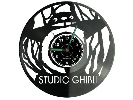 Studio Ghibli Vinyl Zegar Ścienny Płyta Winylowa Nowoczesny Dekoracyjny Na Prezent Urodziny