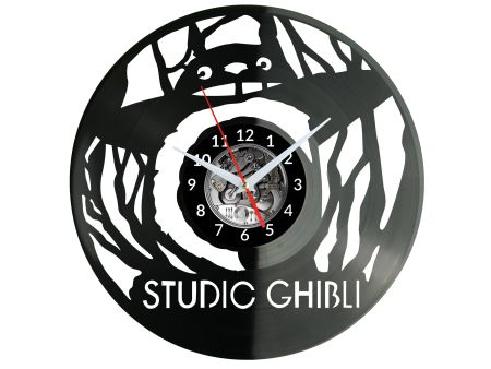 Studio Ghibli Vinyl Zegar Ścienny Płyta Winylowa Nowoczesny Dekoracyjny Na Prezent Urodziny