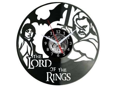 The Lord of The Rings Vinyl Zegar Ścienny Płyta Winylowa Nowoczesny Dekoracyjny Na Prezent Urodziny