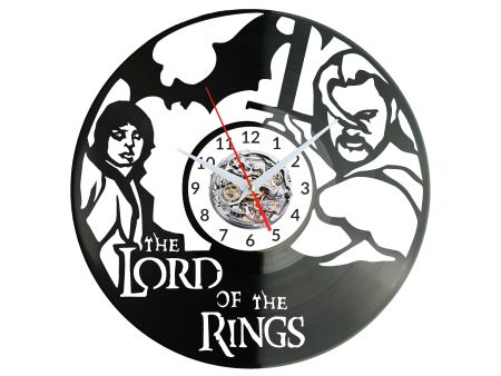 The Lord of The Rings Vinyl Zegar Ścienny Płyta Winylowa Nowoczesny Dekoracyjny Na Prezent Urodziny