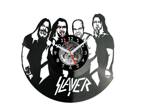 Slayer Vinyl Zegar Ścienny Płyta Winylowa Nowoczesny Dekoracyjny Na Prezent Urodziny