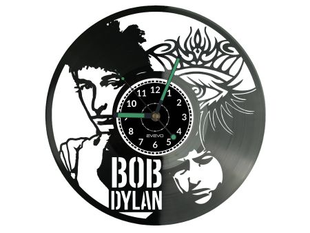 Bob Dylan Vinyl Zegar Ścienny Płyta Winylowa Nowoczesny Dekoracyjny Na Prezent Urodziny