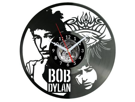 Bob Dylan Vinyl Zegar Ścienny Płyta Winylowa Nowoczesny Dekoracyjny Na Prezent Urodziny