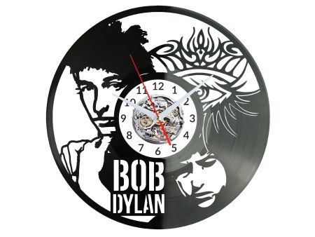 Bob Dylan Vinyl Zegar Ścienny Płyta Winylowa Nowoczesny Dekoracyjny Na Prezent Urodziny