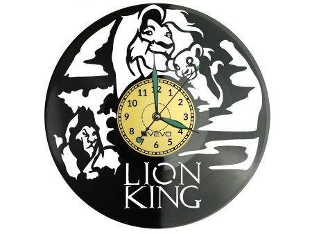 The Lion King Król Lew Vinyl Zegar Ścienny Płyta Winylowa Nowoczesny Dekoracyjny Na Prezent Urodziny